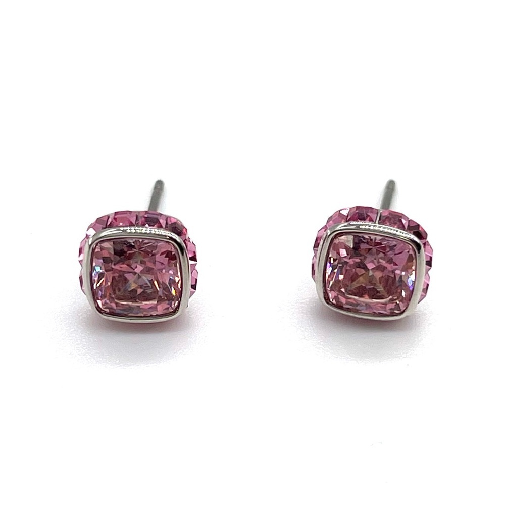 Swarovski Pink Crystal Stud